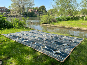 SAFIRA (GREY)  2 x 3m Picnic Rug